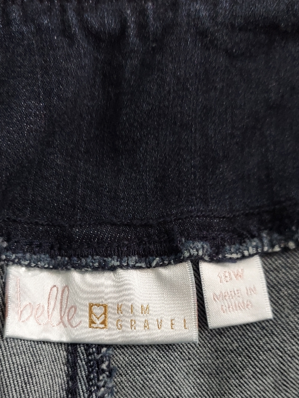 Belle By Kim Gravel Denim Crop Jeans - Picture 3 of 7